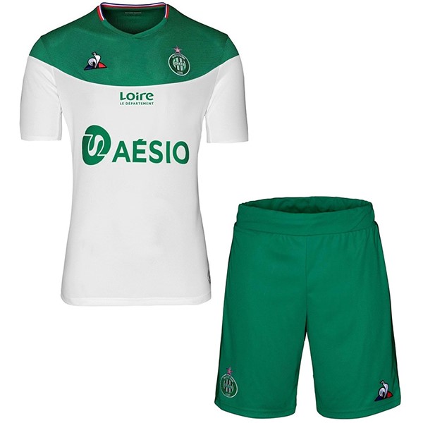 Camiseta Saint étienne 1ª Kit Niño 2019 2020 Blanco